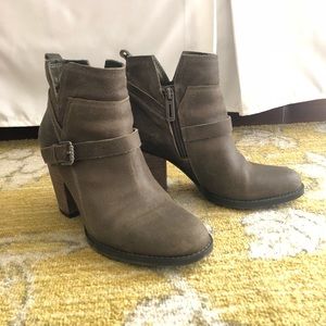 Grey Ivanka Trump Ankle Booties size 6
